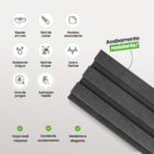 Painel Ripado Laminado De Eva Autocolante | Linha Urban Meu R